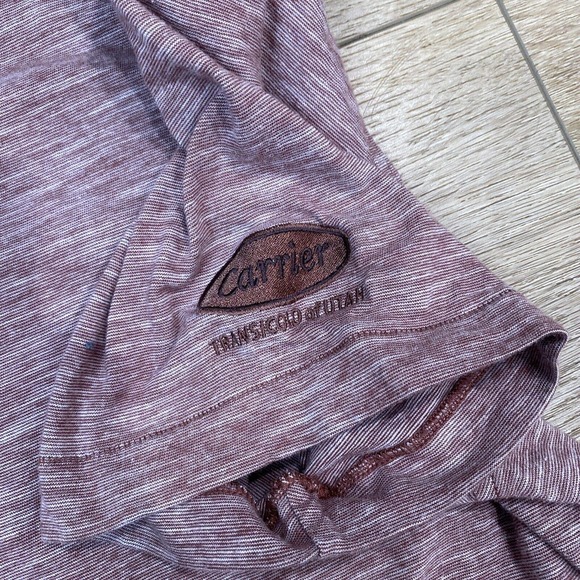 Link Soul Polo Shirt Mens L Red Short Sleeve Casual Cotton - Picture 3 of 5